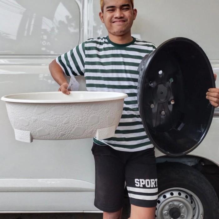 Swaylineshop Pot Bonsai Oval 10, Panjang 50 Cm, Pot Bonsai Besar