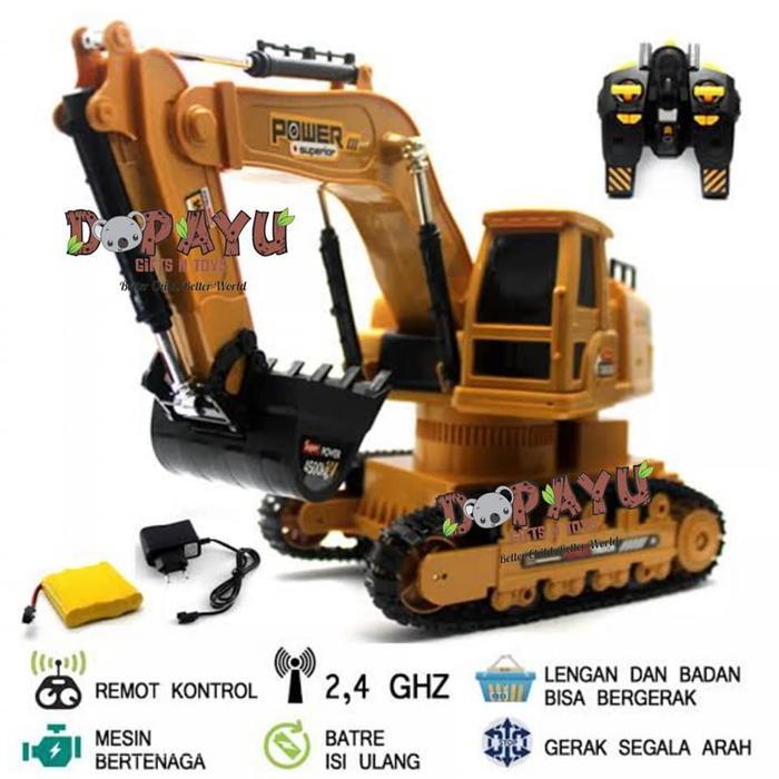 TERBARU RC EXCAVATOR TRUCK PR-17445 TRUK KERUK PR17445 EKSAVATOR REMOTE TERBARU
