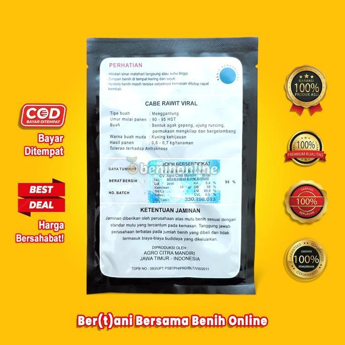 Little_Little_ Benih Cabe Rawit Merah - Viral - 10 Gram - Rawit Putih - Rawit Setan Sigantung Carika