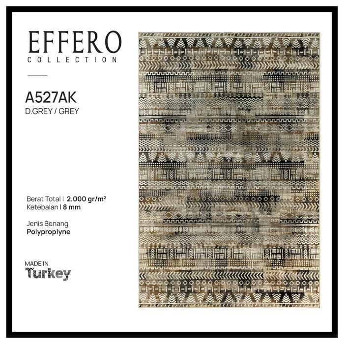 Karpet Abstrak Minimalis Modern Effero Turki 150x100cm