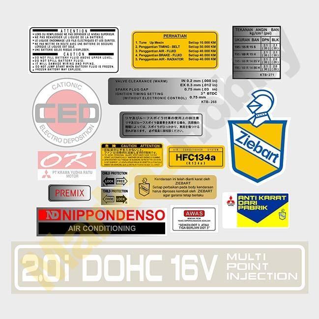 Stiker Mitsubishi Eterna Set