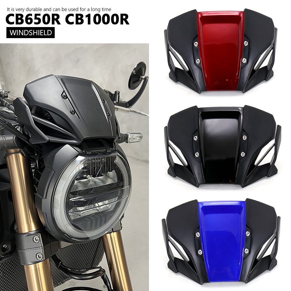 Motorcycle Windshield For Honda Cb650R Cb1000R Cb 650R 1000R 2018-2023 Sport Windshield Wind