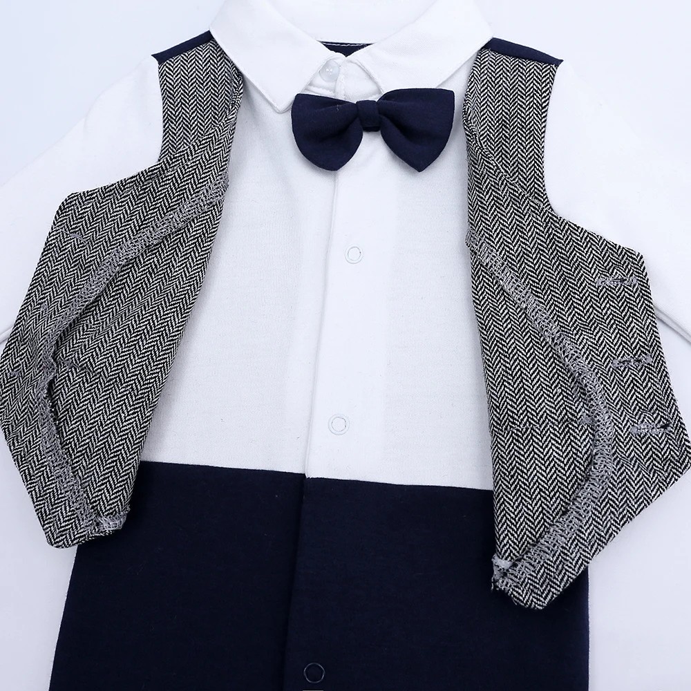 Gentleman Newborn Baby Clothes Boys Rompers Cotton Long Sleeve Baby Boy Clothes Spring & Autumn