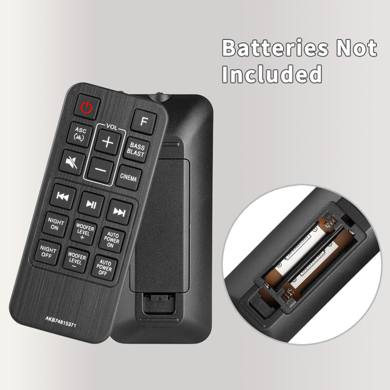 AKB74815371 For LG Remote Control Replacement, For LG SoundBar SJ3 SJ4 SJ4Y SK3D SK4D SL3D SLM3D