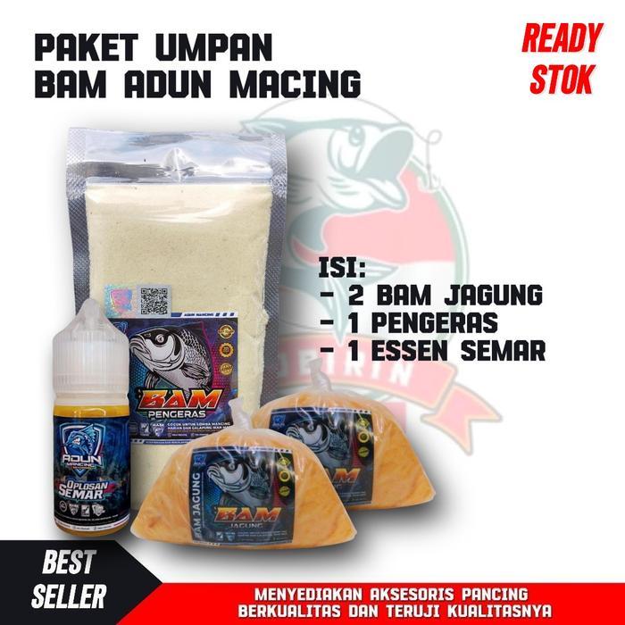Paket umpan bam jagung dan essen Semar plus pengeras