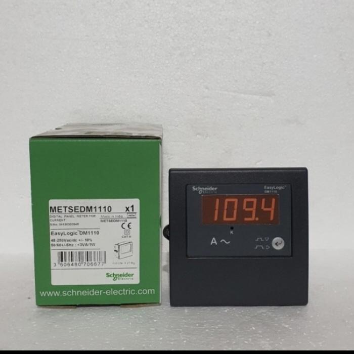 Schneider Digital Amper Meter 1Phase Metsedm1110 Ukuran 96X96 Easylogic Dm1110