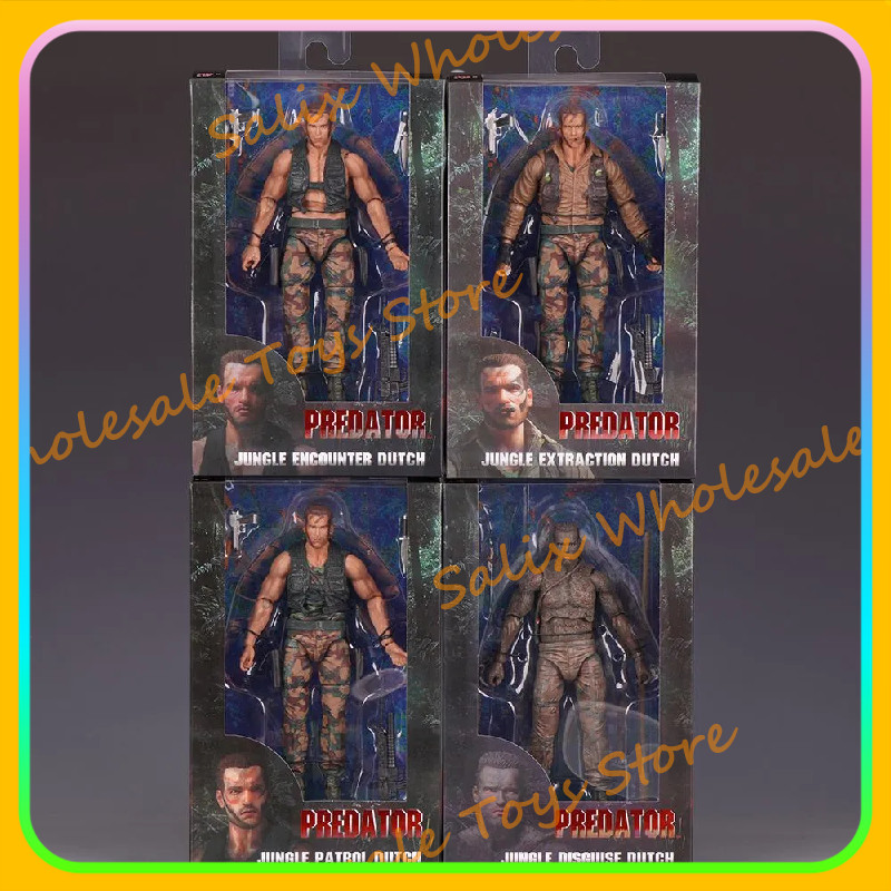 In Stock NECA Predator 30th Anniversary Jungle Encounter Dutch Extraction Dutch Patrol Dutch
