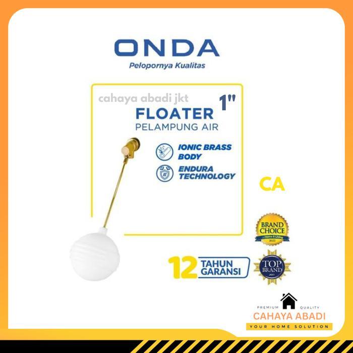 Pelampung Onda 1" / Pelampung Bola Kuningan Onda 1in / Floater Onda 1 inch