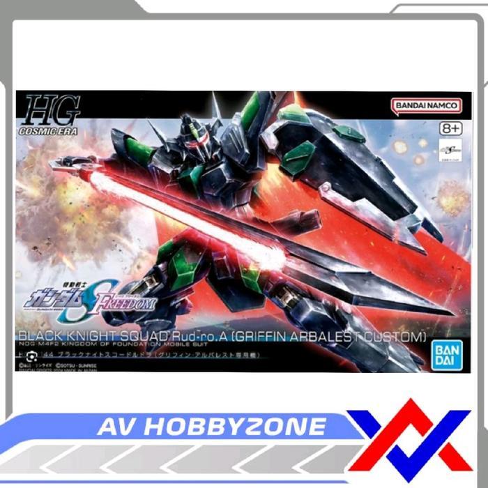 TEREMURAHTERLARIS READY SILAHKAN DIORDER HG GUNDAM BLACK KNIGHT SQUAD RUDRO A GRIFFIN ARBALEST