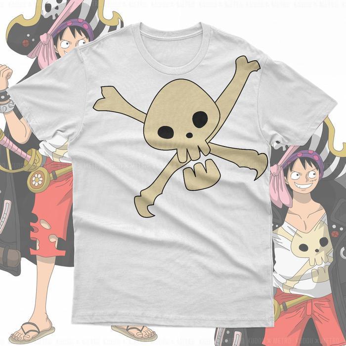 Kaos Oversize Luffy Movie Red Anime Manga One Piece Premium  Unisex