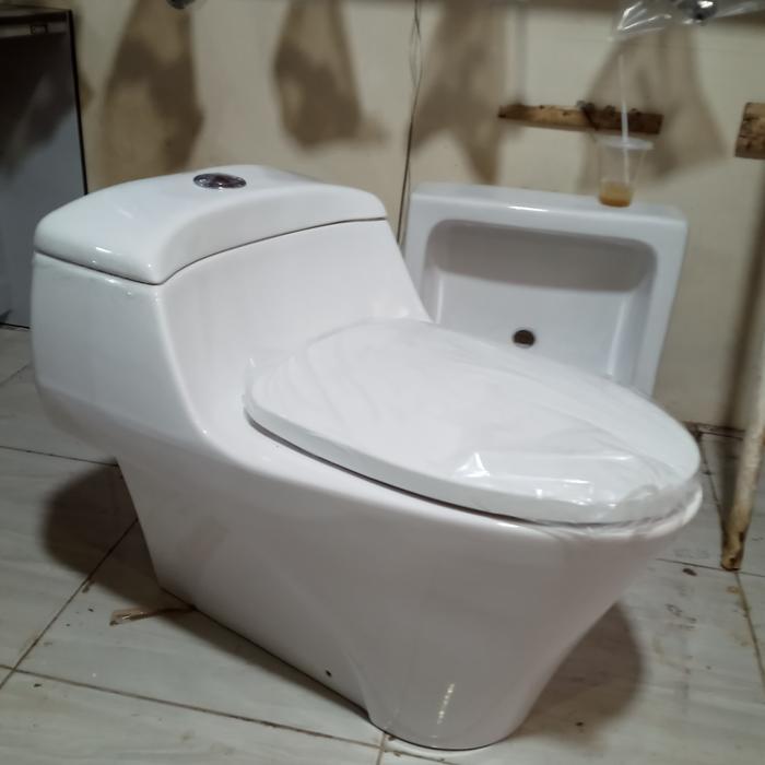 toilet closet duduk toto cw823nj | kloset kodok tombol atas