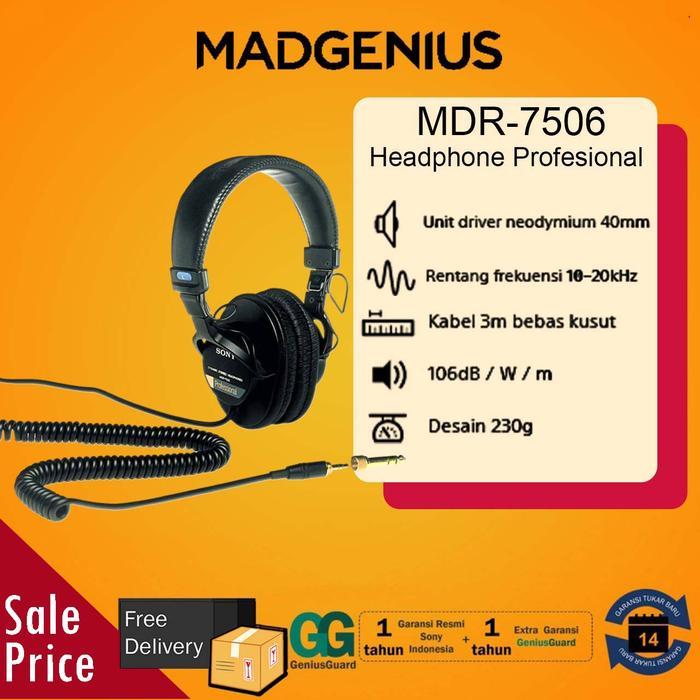 Grosir Sony Mdr-7506 / Mdr7506 / Mdr 7506 Headphone Profesional