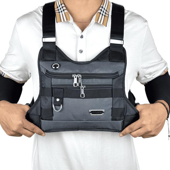 Eiger - Tas Pria Chest Bag Tas Dada Tas Original Polo Amstar Bahan Cordura