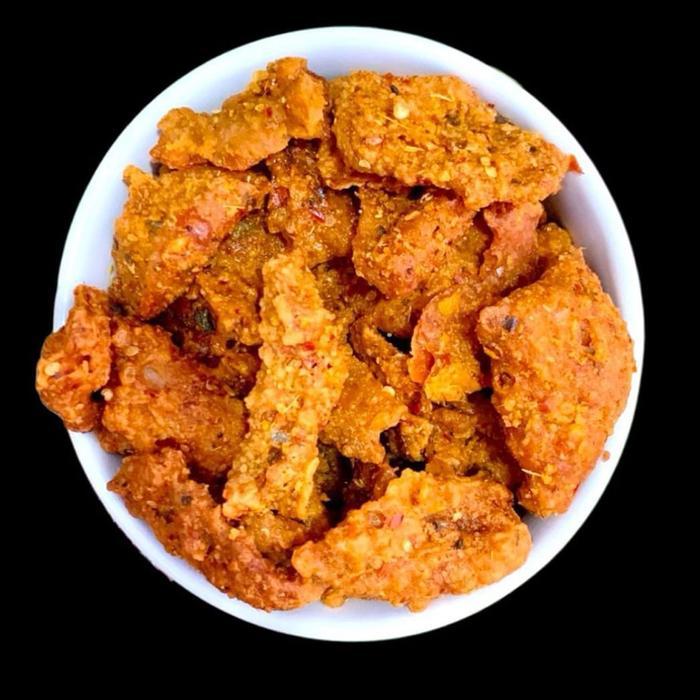 Kulit Ayam Krispy Dj Premium 400G Snack Crispy Pedas Keripik Kering Cemilan - Camilan, Food