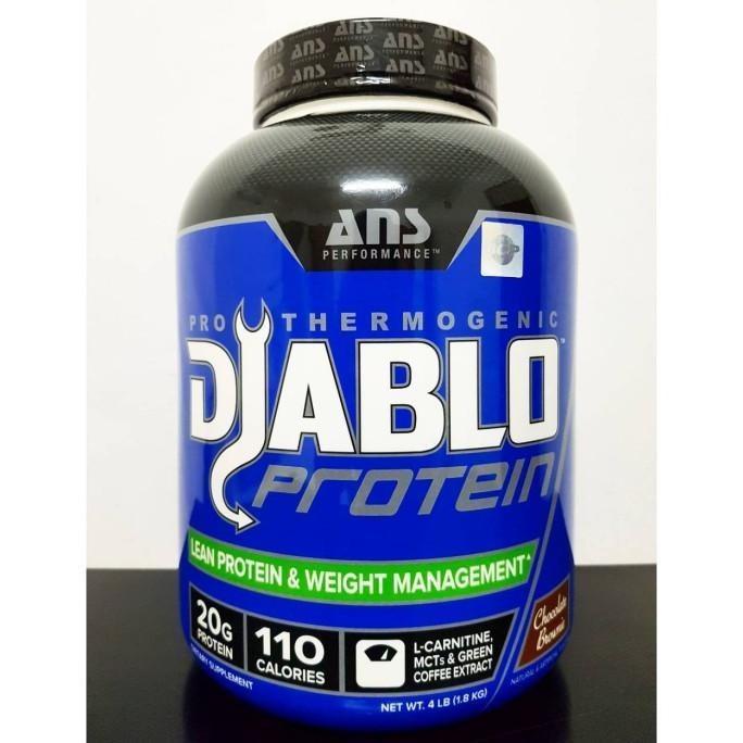Ans Diablo Protein 4 Lbs Whey Fat Loss Burn Burner Thermogenic N Iso