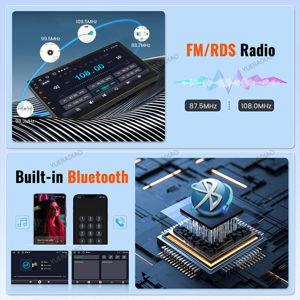 Android 15 Car Radio For Jeep Grand Cherokee WK2 2014 - 2022 GPS NAVI 2DIN 4G WIFI Multimedia Video
