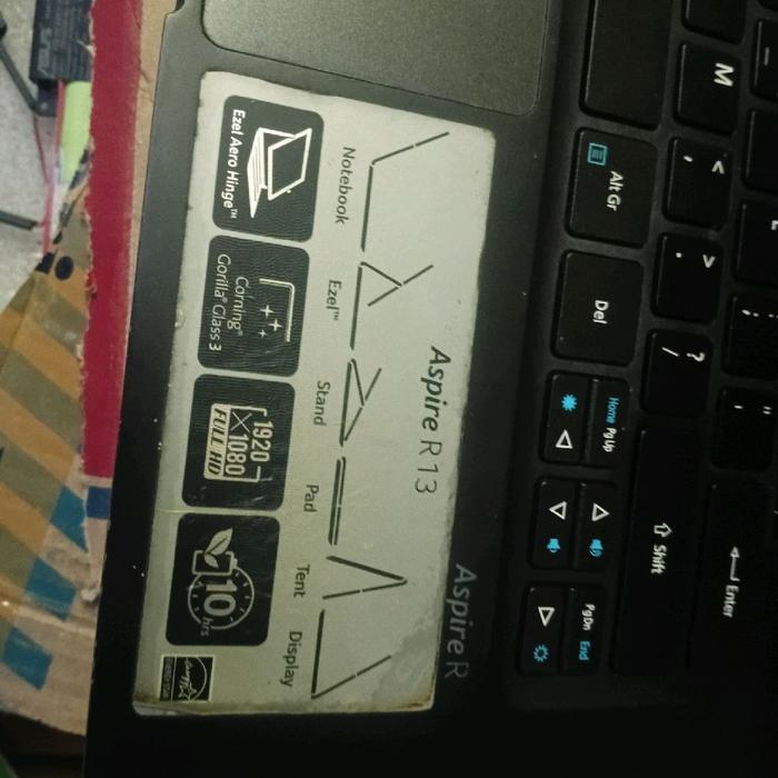 Layar LCD Touchscreen ACER Aspire R13 R7-371T Laptop Hybrid 2 IN 1 with Casing Fullset Kokoh
