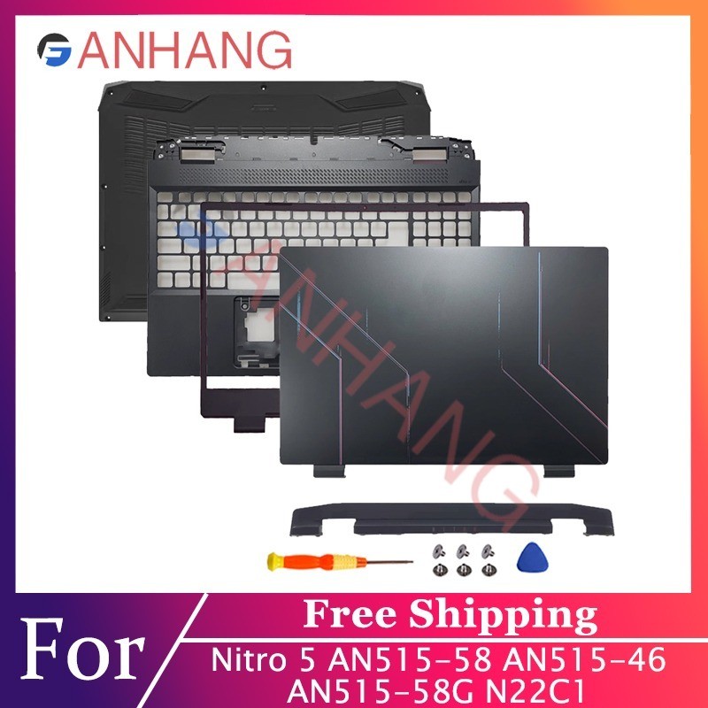 New Replacement Laptop case For Acer Nitro 5 AN515-58 N22C1 AN515-46 LCD Back Cover/Front Frame/Palm