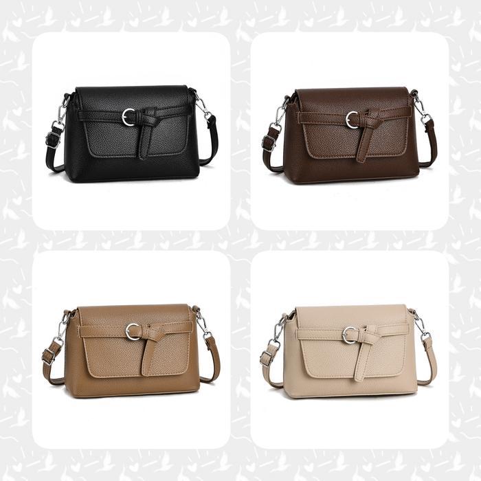 Moco Tas Slempang Moco 1983 Selempang Wanita Slingbag Hitam
