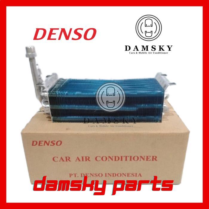 Premium Cooling Coil Evaporator AC Mobil Kijang Panther Lurus Pipa R134 Denso