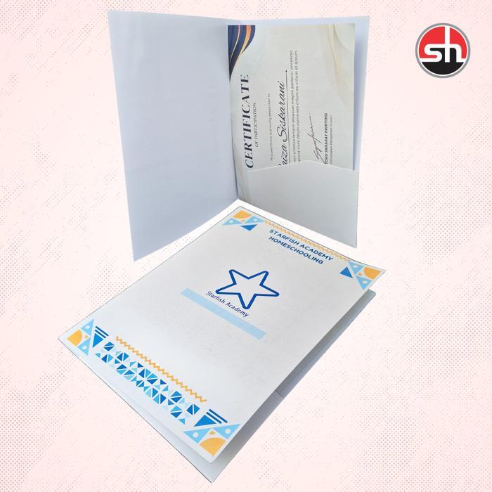 "New" Cetak Map Folder A4 Custom Perusahaan Kantor Wisuda Sekolah Kertas Sehari Selesai