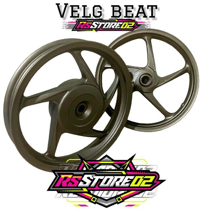Velg Depan Belakang Honda Beat Karbu / Beta Fi PNP Scoopy Karbu / Scoopy Fi Velg Original AHM