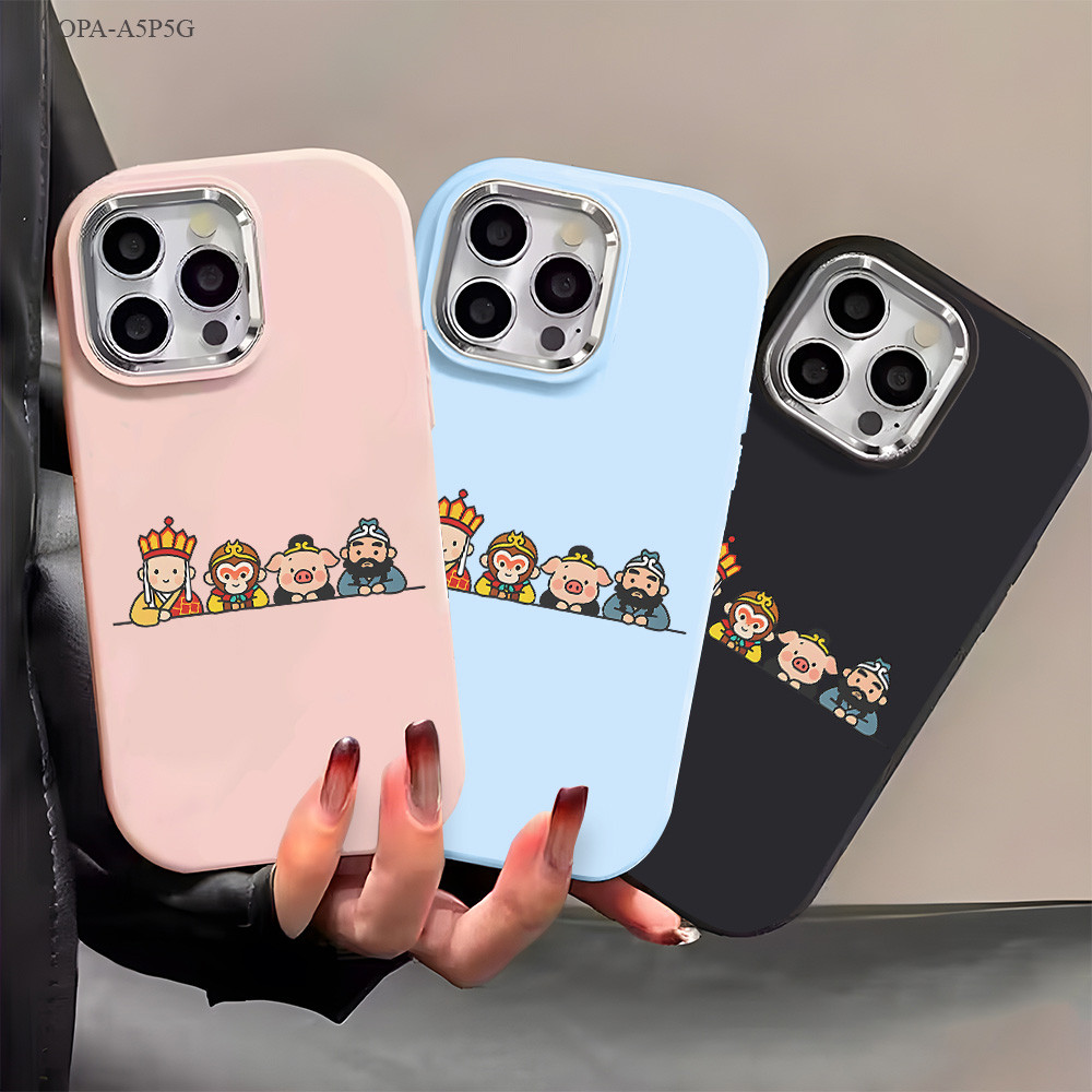 INS Case For OPPO A6 A5 A5X A5i Pro 2025 4G 5G Untuk SoftcaseHP Phone Casing Soft  Cassing C5-5919 P