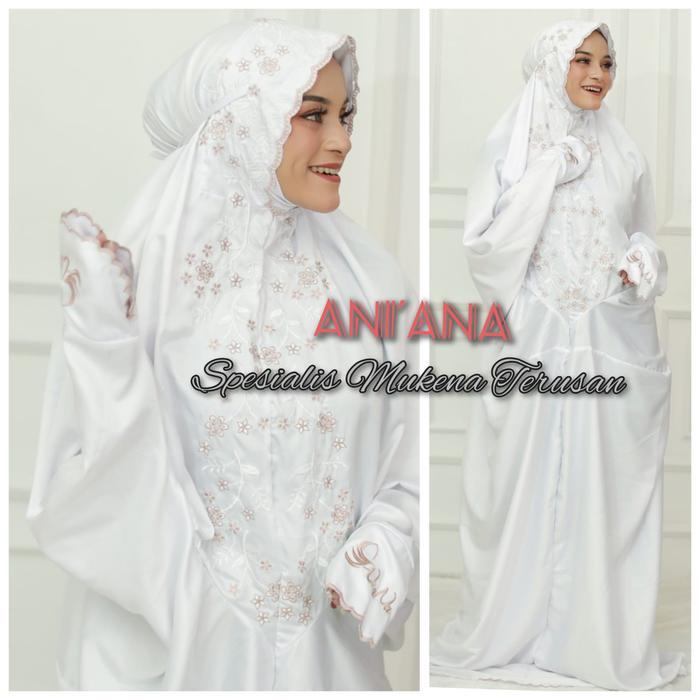 Top ANi"aNa Official - Mukena premium terusan santri putri mukena terusan mukena lajuran mukena