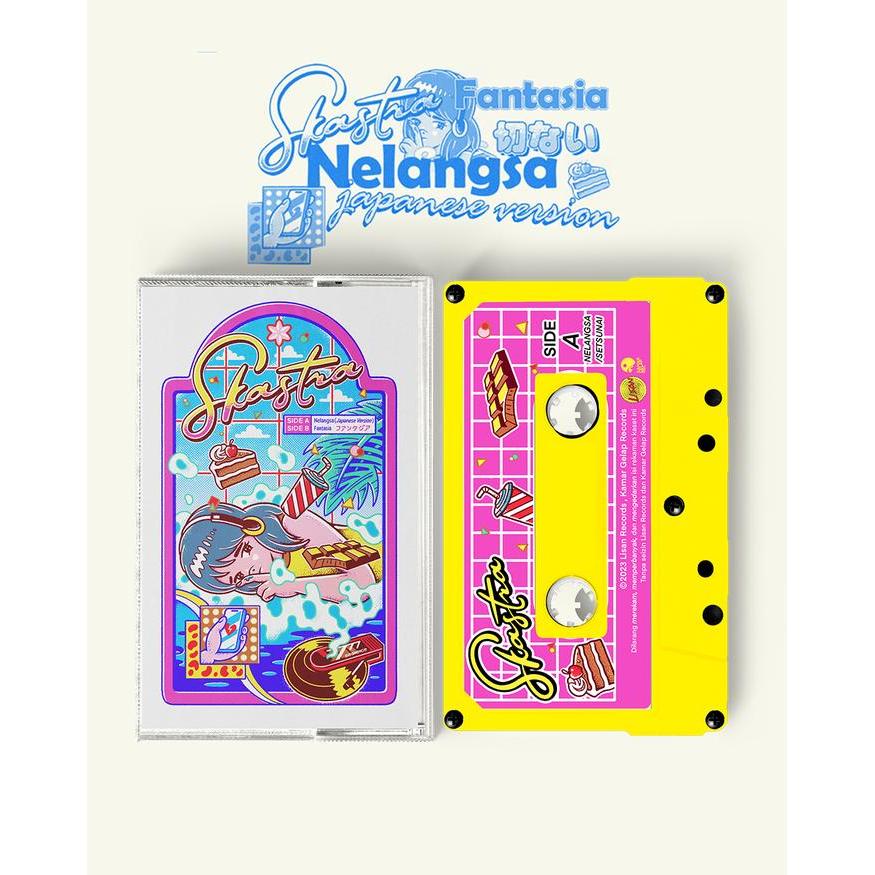 Kaset Pita Skastra - Nelangsa ( Japanese Version ) & Fantasia Special Edition Yellow Cassette