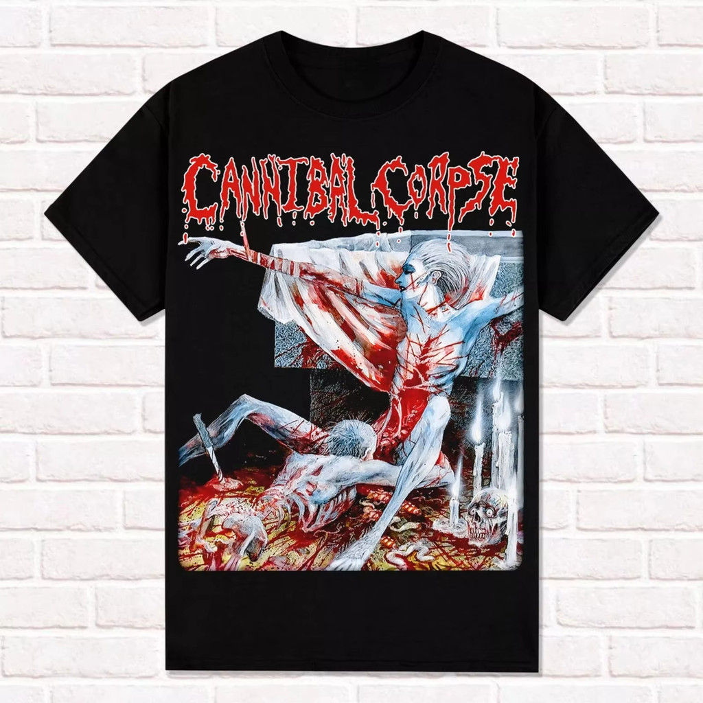 Cannibal Corpse Black T-Shirt Tomb of The Mutilated 1992 Brutal Death Metal Tees Tops Unisex Cotton