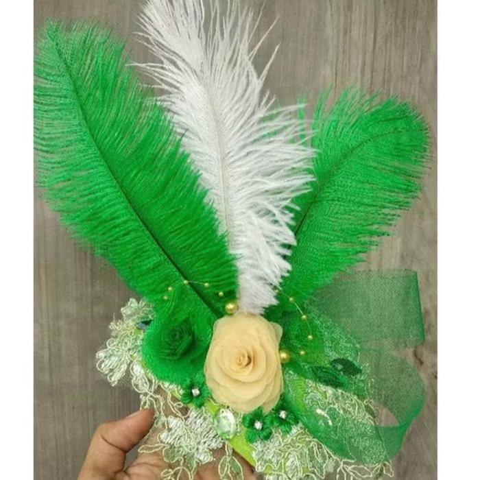 READY HEADPEACE BULU TOPI BULU MAYORET HIASAN KEPALA