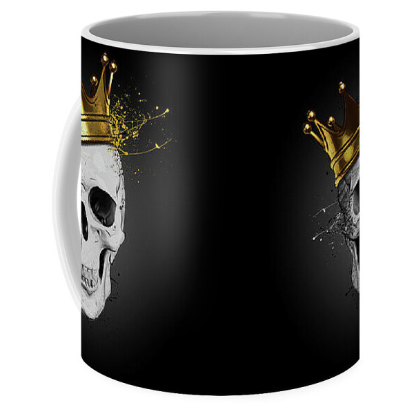 Mug Kopi Tengkorak Kerajaan Royal Skull Coffee Mug