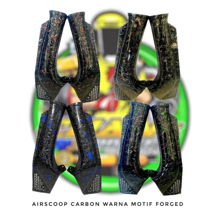 AIRSCOOP CARBON NINJA RR OLD CARBON WARNA MOTIF FORGED