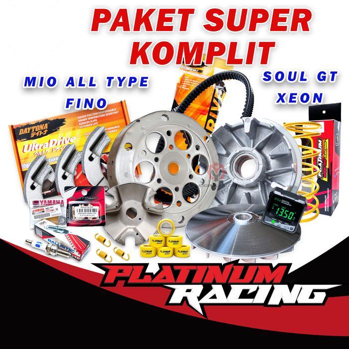 PAKET KIRIAN CVT MIO J / SOUL GT 115 - 125 / X RIDE / MIO M3 UPGRADE FULL KOMPLIT X RIDE XRIDE 115 -