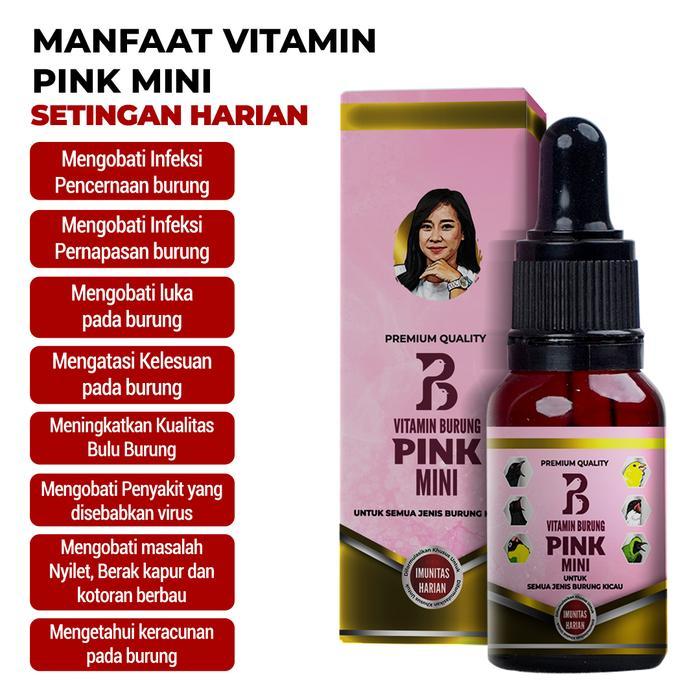 Phoenix Aviary - Vitamin Burung Black Pink Mini By Umi Kasum Untuk Imunitas