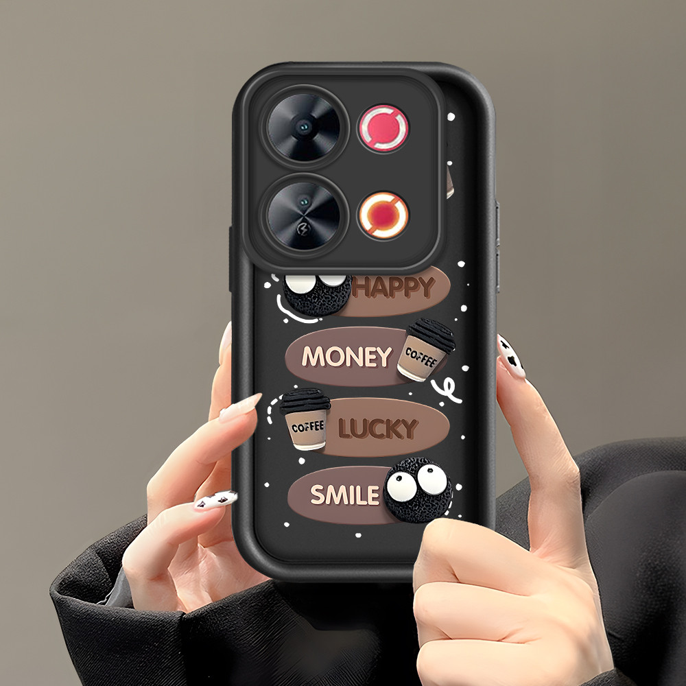 Softcase Phone Case For Itel P65 Fashion Soft Tren Minimalis Pria Motif Casing Ponsel Untuk Kesing K