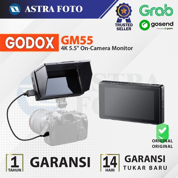 Godox Gm55 4K 5.5" On-Camera Monitor - Godox Gm 55