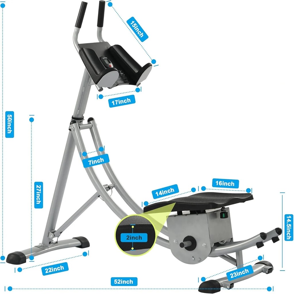 High Quality Side Shaper Trainer Rocker Workout Machine Abdominal Coaster Machine Free Training