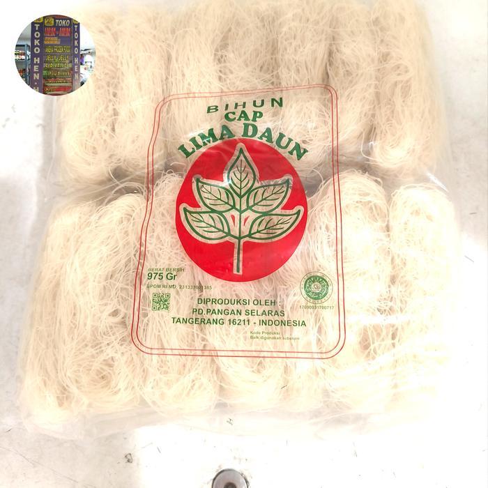 Bihun Beras Cap Lima Daun 975gr