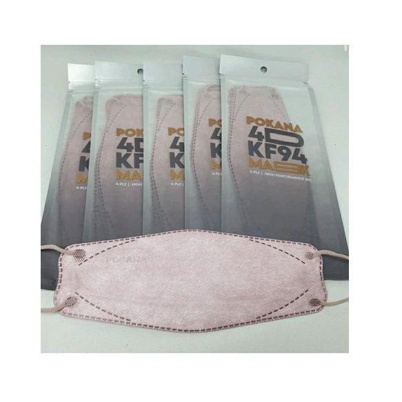 Pokana 4D KF94 Mask Isi 2 Nude Pink