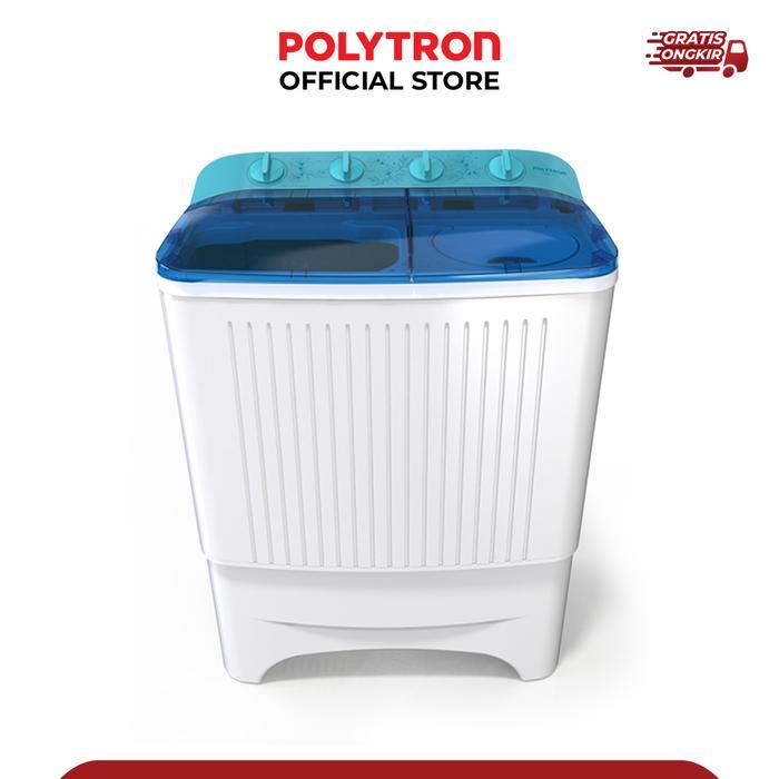POLYTRON Mesin Cuci 2 Tabung Primadona Giant 7 Kg PWM 7072