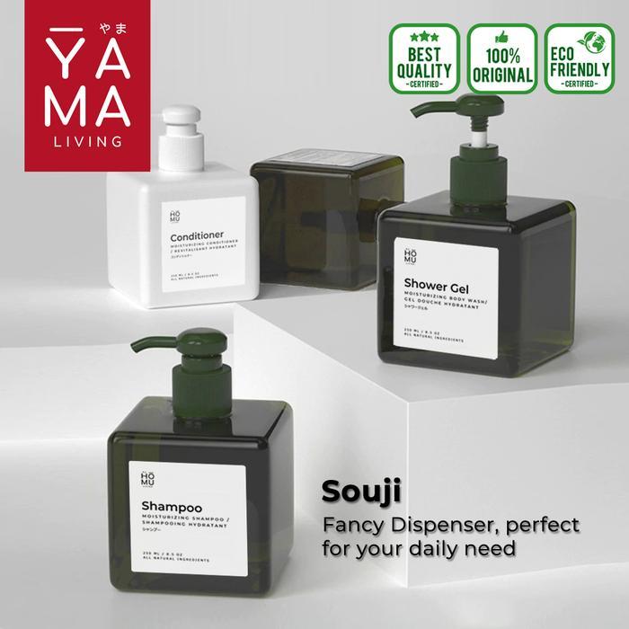 YAMA SOUJI Soap Dispenser Bottle Botol Pump Refill Sabun Cair 250 ml