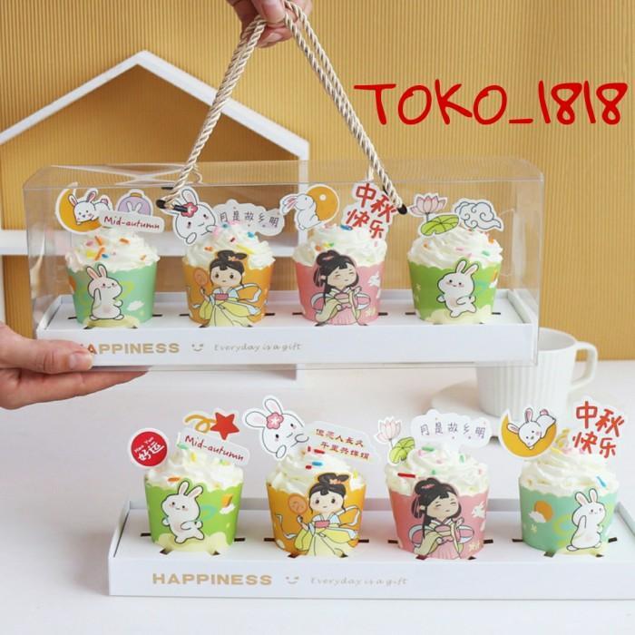 Thebest- BOX CUPCAKE / BOX CUPCAKE MIKA / KOTAK CUPCAKE