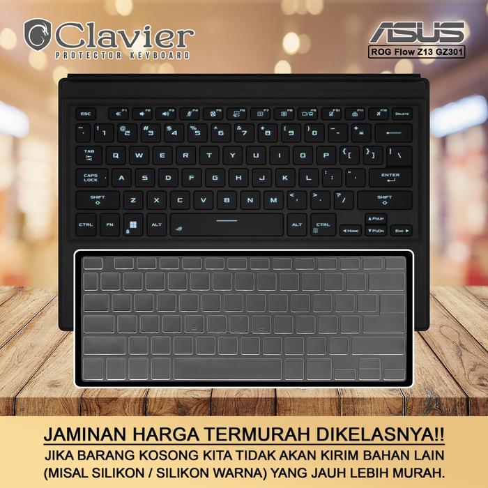 DISKON Keyboard Protector Asus ROG Flow Z13 GZ301 GZ301V GZ301VU GZ301VV Tpu