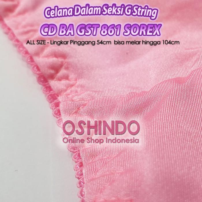 Sorex 861 CD G String Celana Dalam Wanita Transparan Seksi