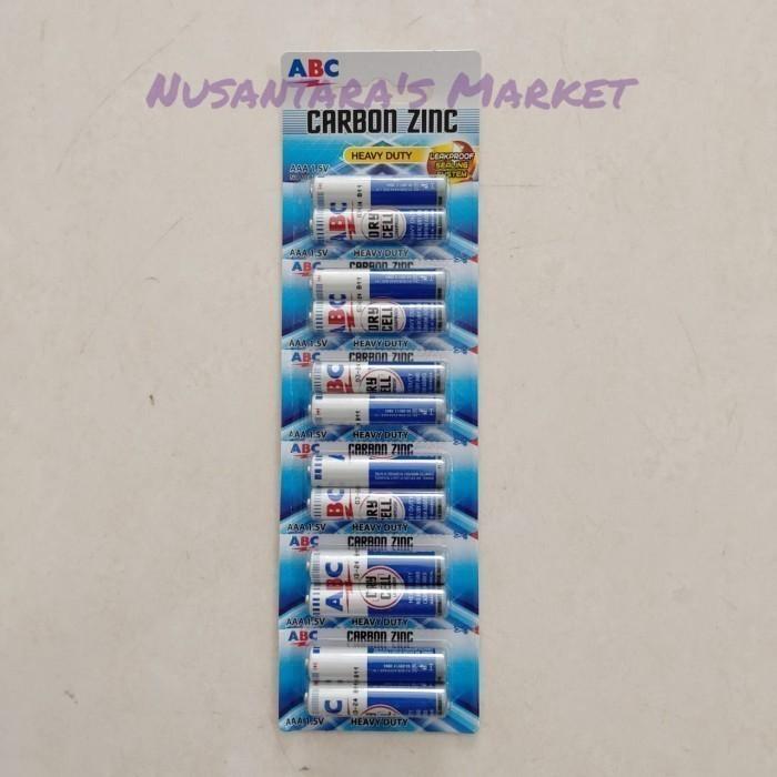 N3W Baterai ABC Biru AAA Isi 12 Pcs