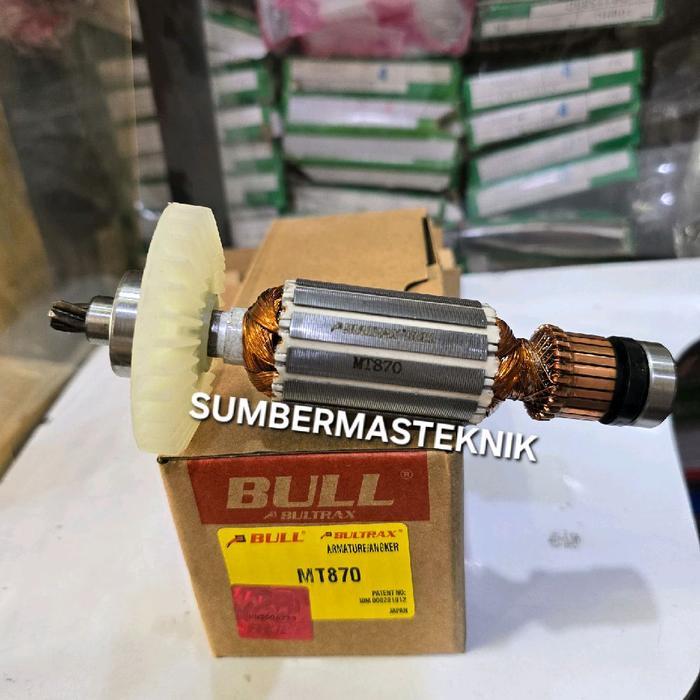 Armature Maktec Mt870 Mt871 Angker Rotor Mesin Bor Bobok Maktec Mt 870 Mt 871 Bull