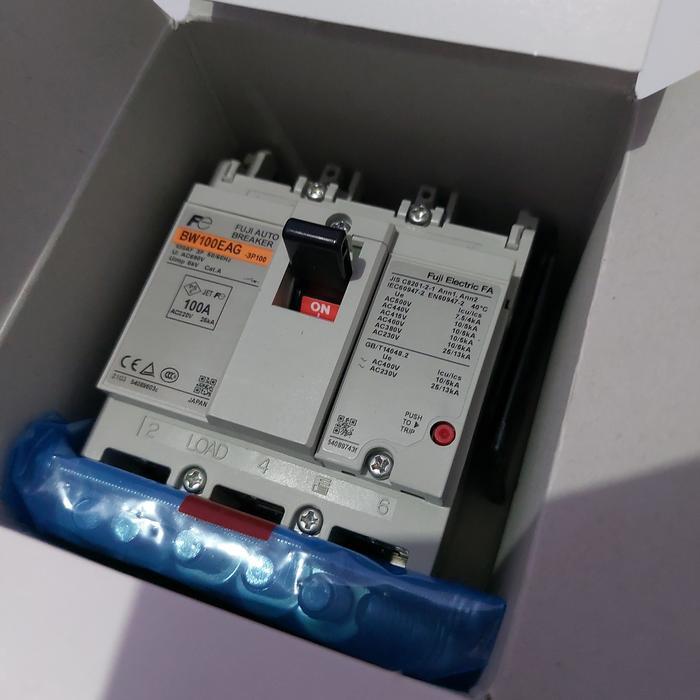 Mccb 3P 100A Fuji Bw100Eag