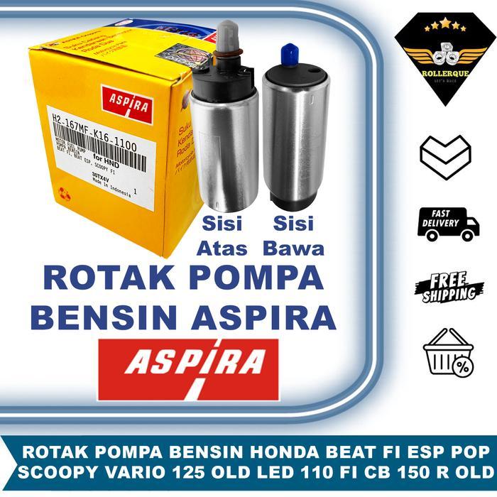 Rotak Fuel Pump Pompa Bensin Honda Beat Vario Scoopy Cb150R Fi Esp Pop Old New 110 125 Aspira Astra