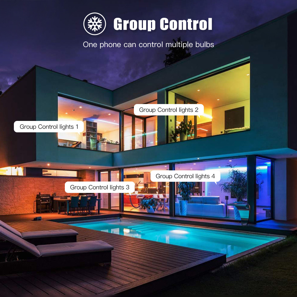 Tuya WiFi GU10 Smart LED Light Bulb Bluetooth GU10 Dimmable Lamps Smart Life App Control Spotlight